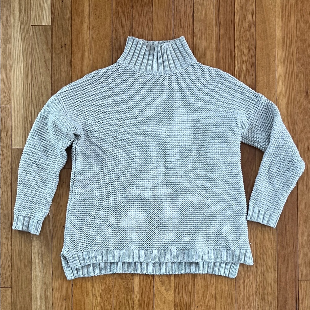 Marine Layer Light Gray Turtleneck Sweater